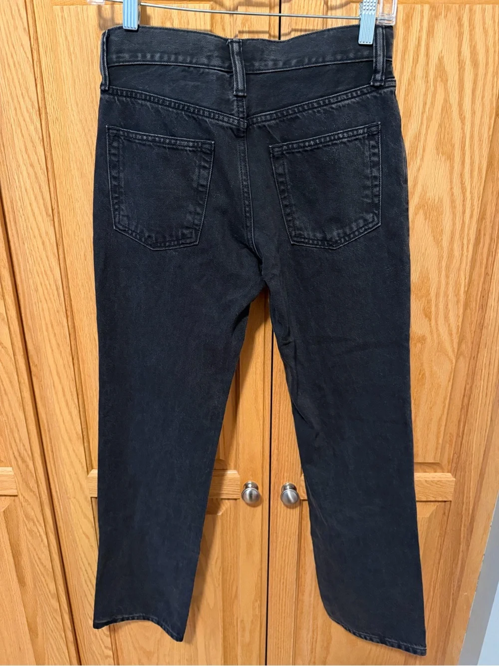 GAP High-Rise Black Straight-Leg Girls Jeans